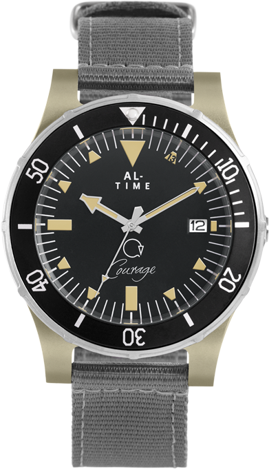 AL Time Watch Courage Bronze Front